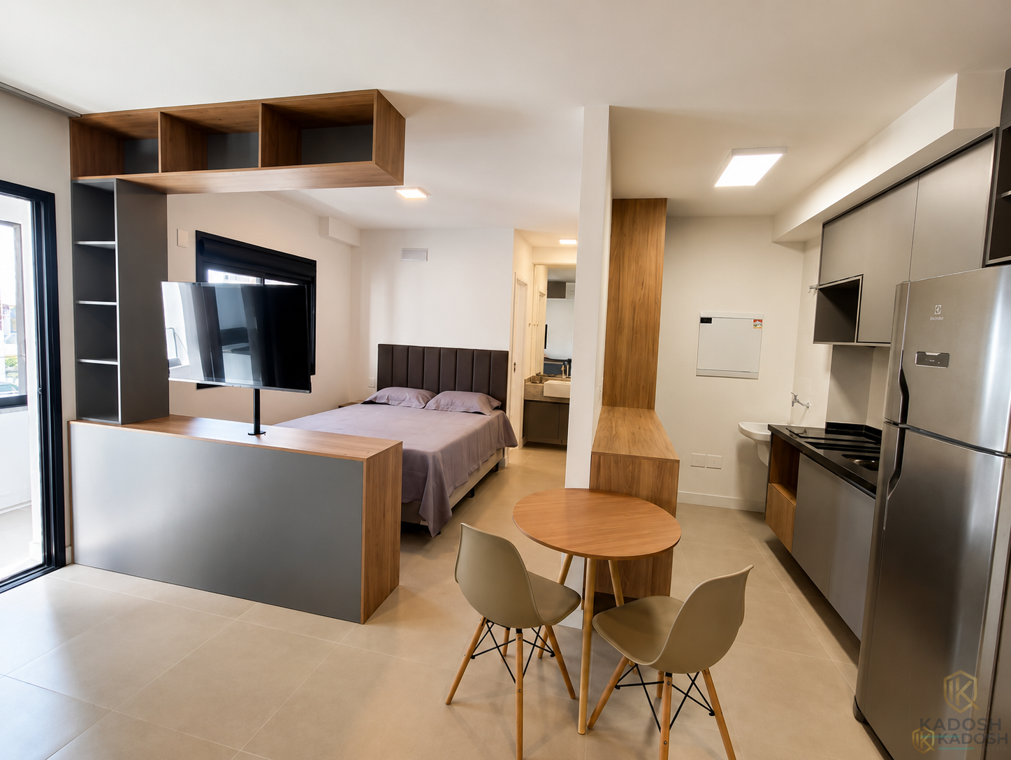Studio mobiliado no prédio mais alto de Campinas com vista livre, sol da manhã e lazer completo