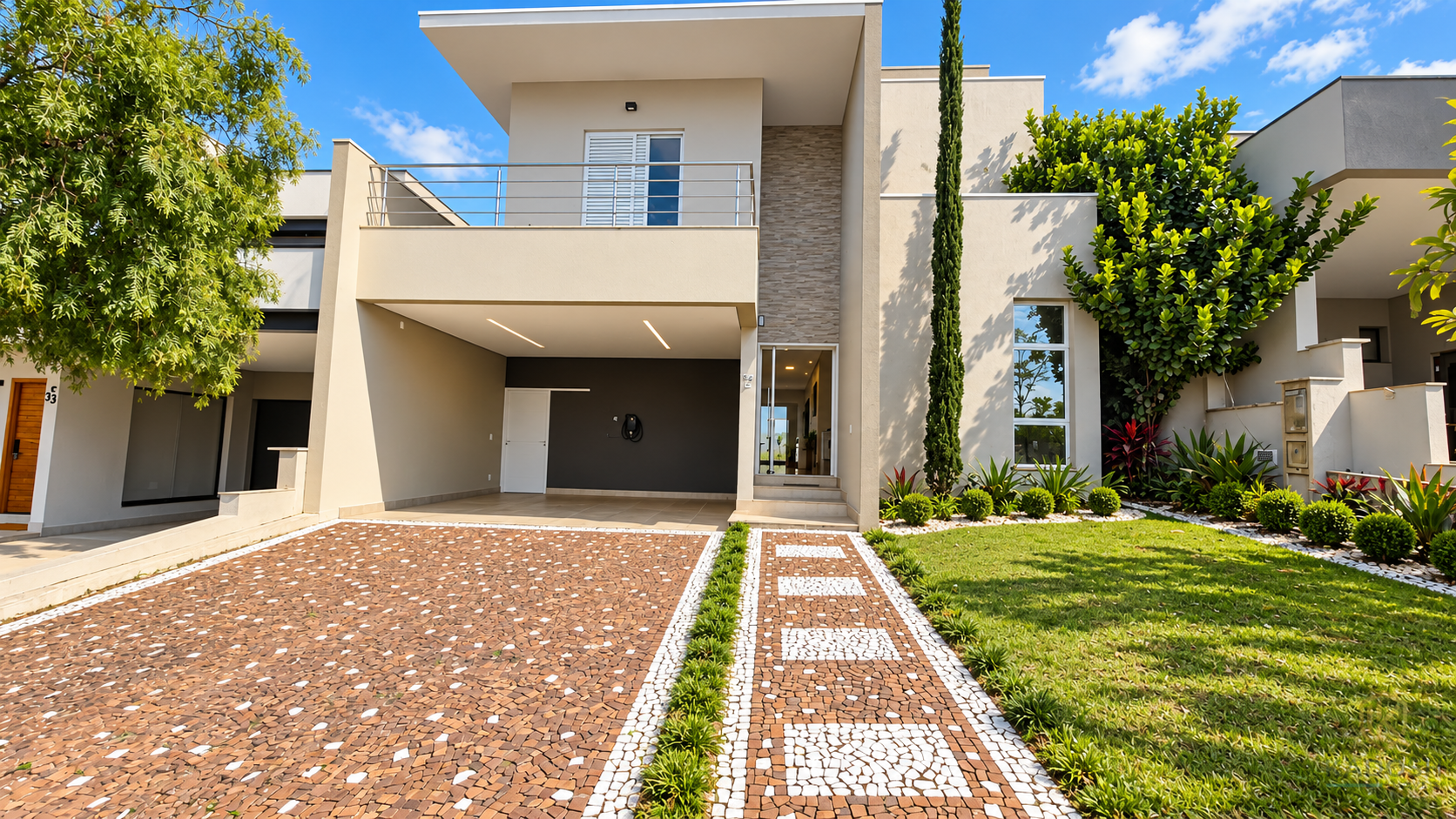 Casa no Mont'Alcino em Valinhos com 3 suítes e infraestrutura para carro elétrico